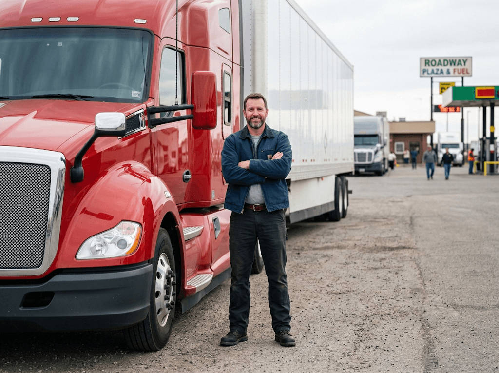 Driver and tractor-trailer